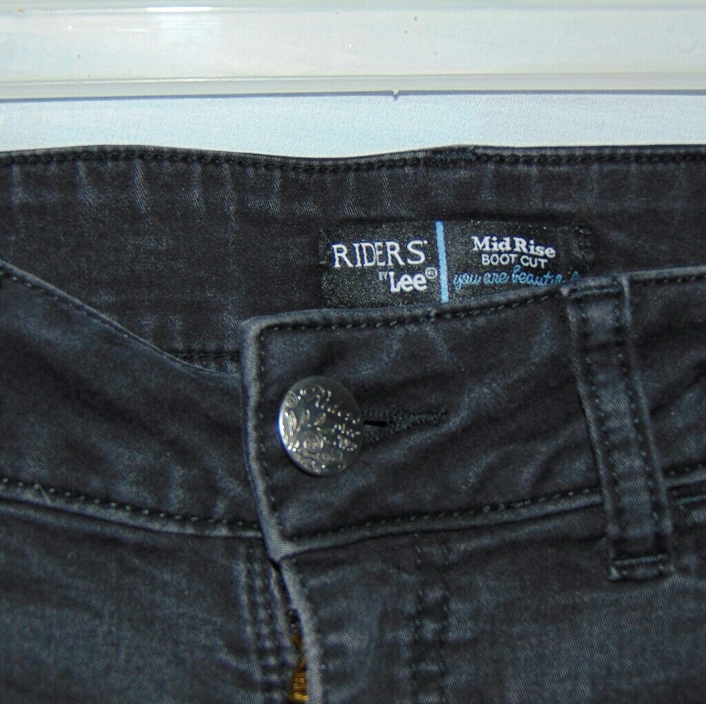 Riders Lee mid rise boot cut jeans